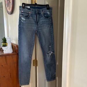 GAP Mid Rise True Skinny Jeans - Denim Blue